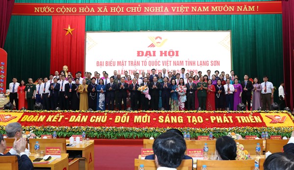 Phó Chủ tịch Hoàng Công Thủy dự Đại hội đại biểu MTTQ Việt Nam tỉnh Lạng Sơn lần thứ XV, nhiệm kỳ 2024 - 2029